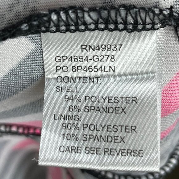 Tail White Label Skort Chevron A-Line Pockets Skirt Black Pink White Size XXL - Picture 8 of 8